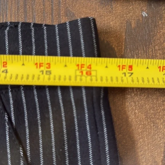 Betabrand Pinstripe Dress Pants Yoga Pants. Size large - Picture 7 of 7